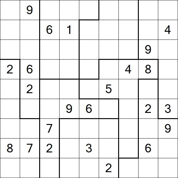 Jigsaw Sudoku - Difícil