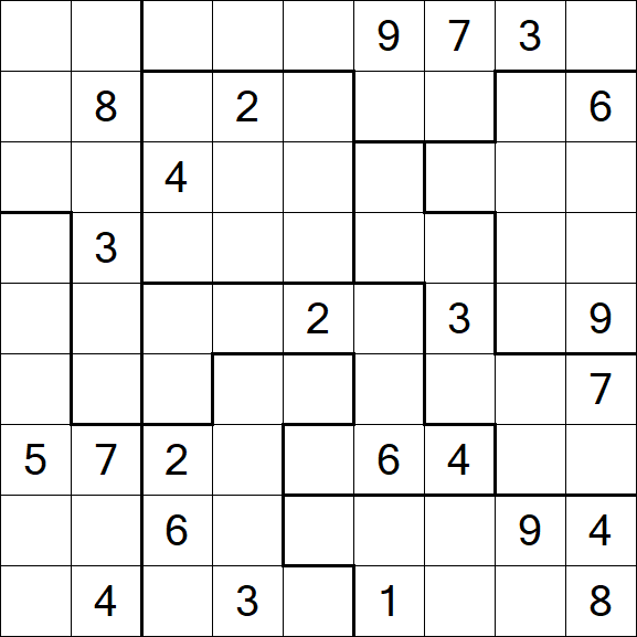 Jigsaw Sudoku - Difícil
