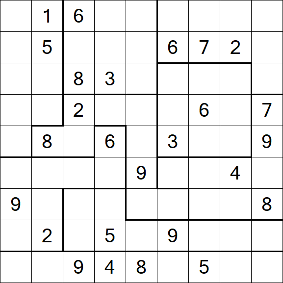 Jigsaw Sudoku - Difícil