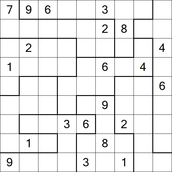 Jigsaw Sudoku - Difícil