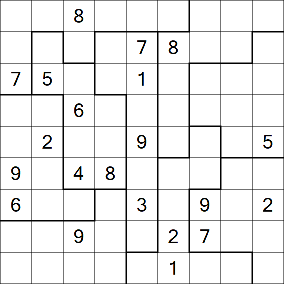 Jigsaw Sudoku - Difícil