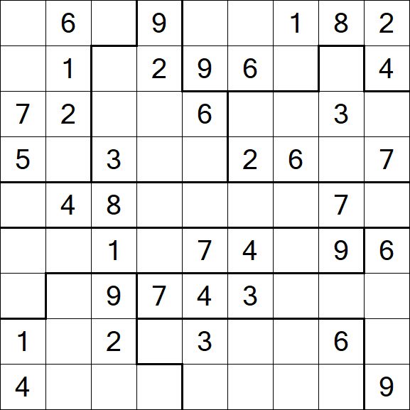 Jigsaw Sudoku - Medio
