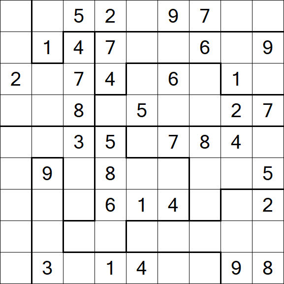 Jigsaw Sudoku - Médio