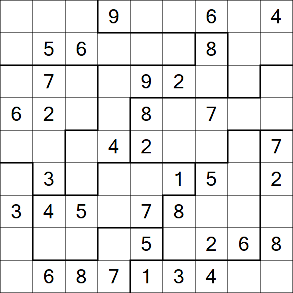 Jigsaw Sudoku - Medio
