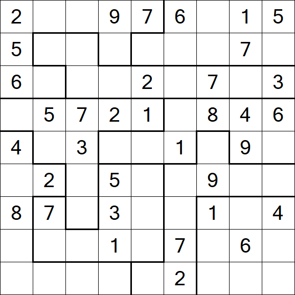 Jigsaw Sudoku - Medio