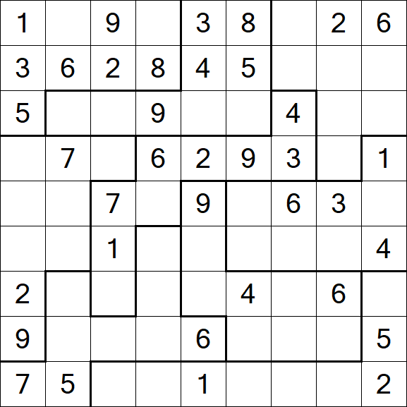 Jigsaw Sudoku - Médio