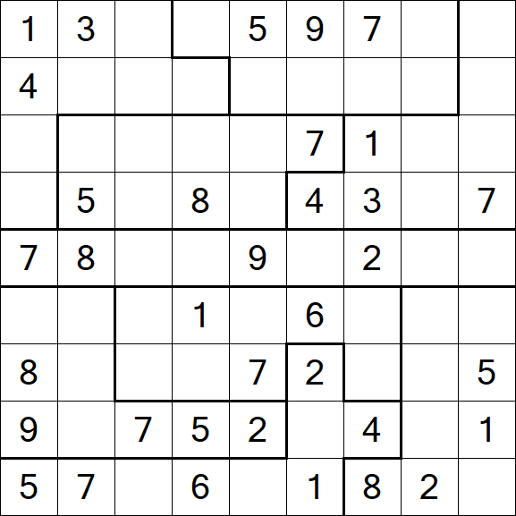 Jigsaw Sudoku - Médio