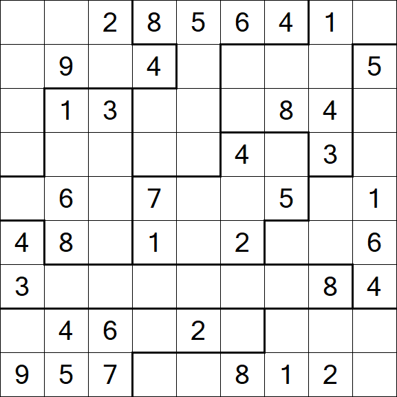 Jigsaw Sudoku - Medio