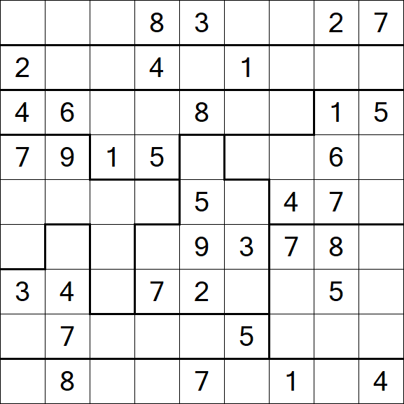 Jigsaw Sudoku - Medio