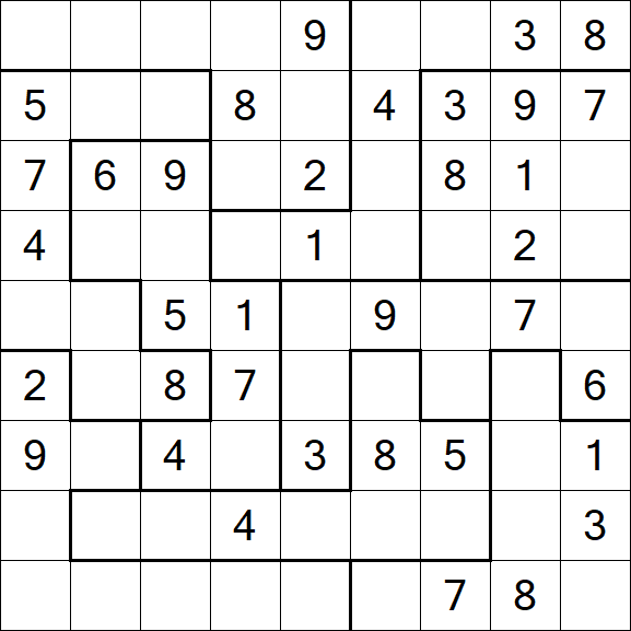 Jigsaw Sudoku - Moyen