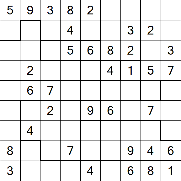 Jigsaw Sudoku - Moyen