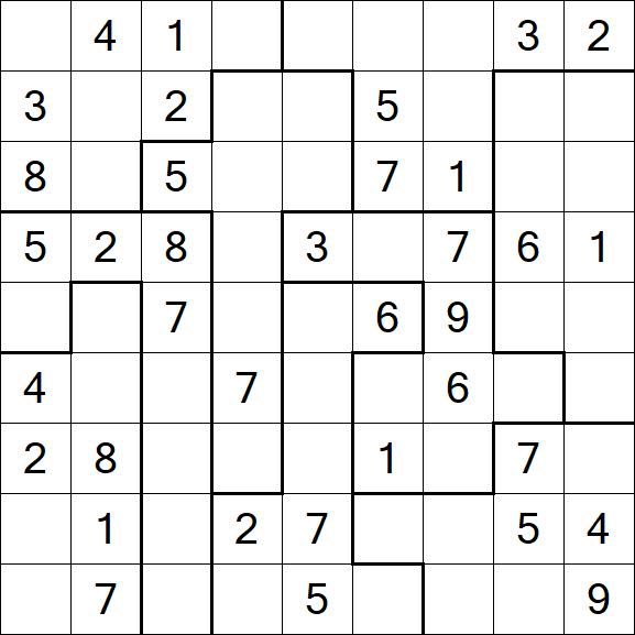 Jigsaw Sudoku - Moyen