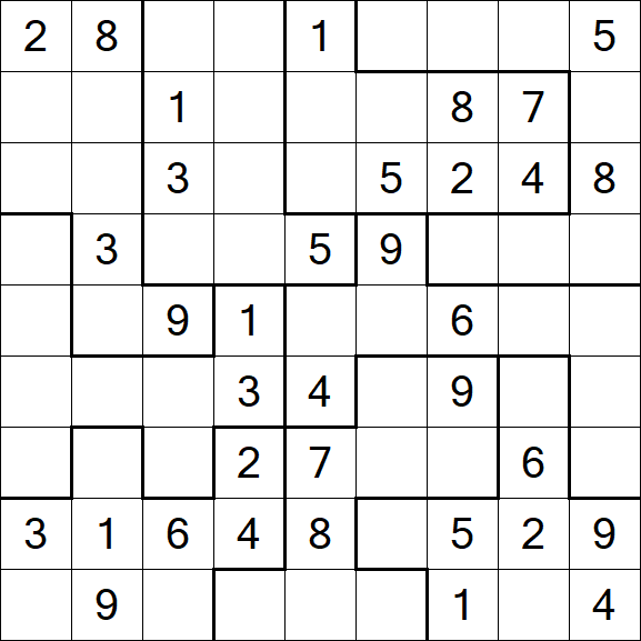 Jigsaw Sudoku - Moyen
