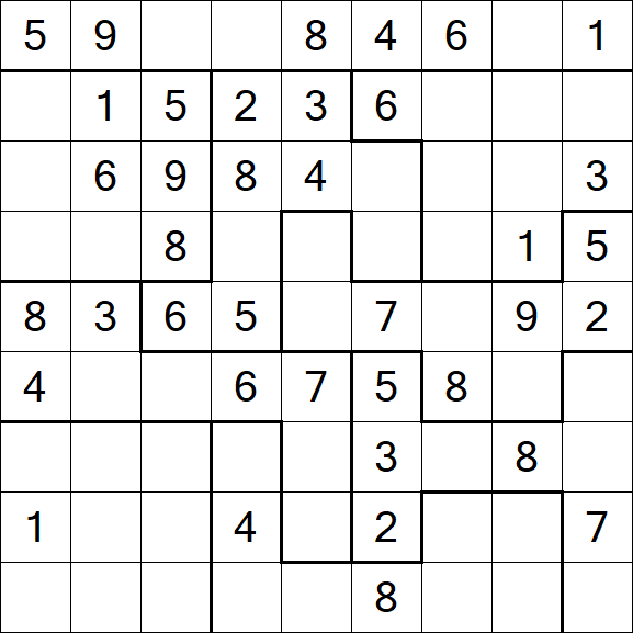 Jigsaw Sudoku - Moyen