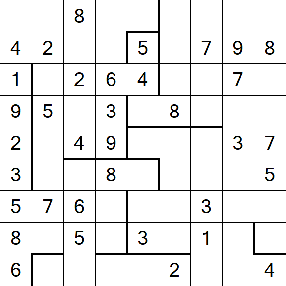 Jigsaw Sudoku - Moyen