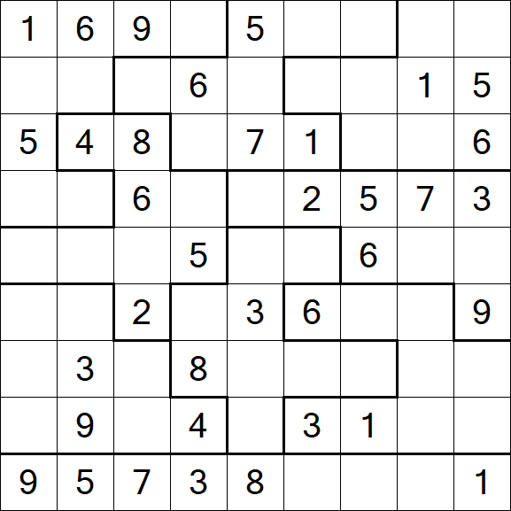 Jigsaw Sudoku - Moyen