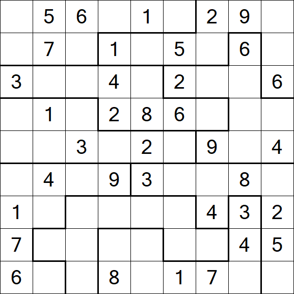 Jigsaw Sudoku - Moyen