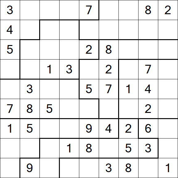 Jigsaw Sudoku - Moyen