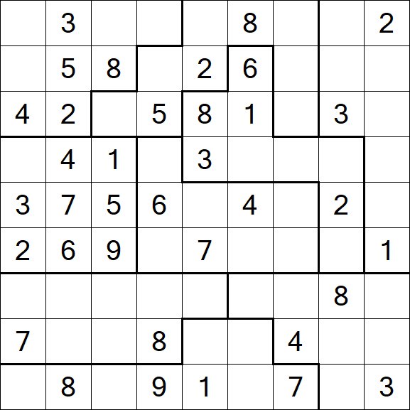 Jigsaw Sudoku - Médio