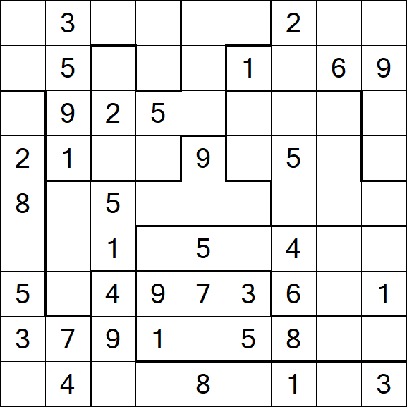 Jigsaw Sudoku - Medio