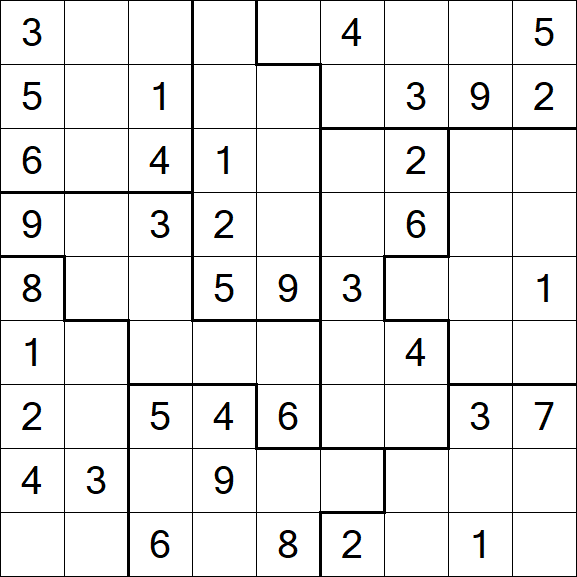 Jigsaw Sudoku - Medio