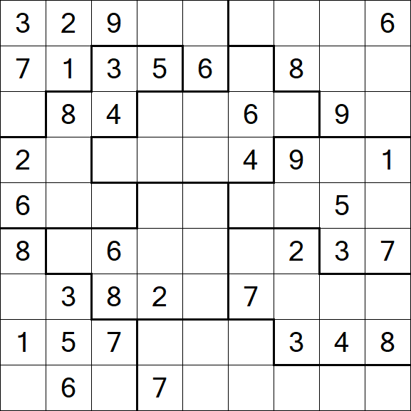 Jigsaw Sudoku - Médio