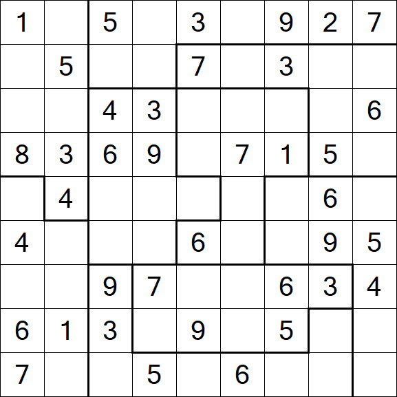 Jigsaw Sudoku - Moyen