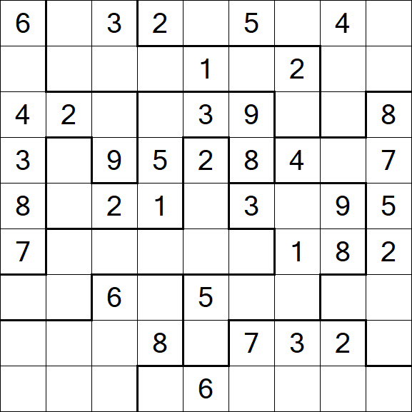 Jigsaw Sudoku - Moyen