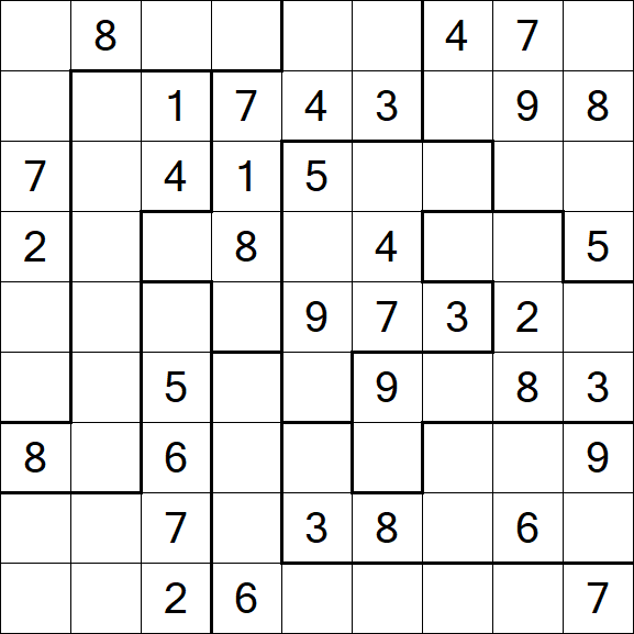 Jigsaw Sudoku - Médio