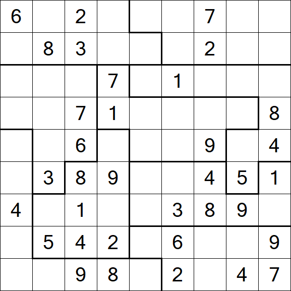 Jigsaw Sudoku - Médio