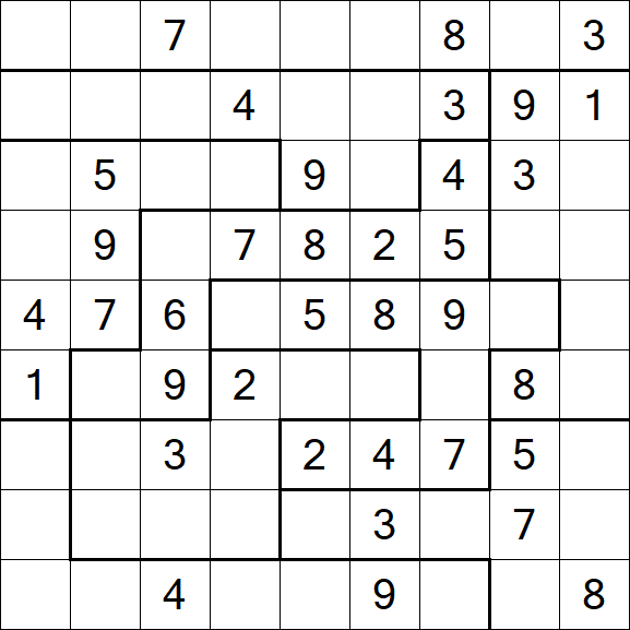 Jigsaw Sudoku - Médio