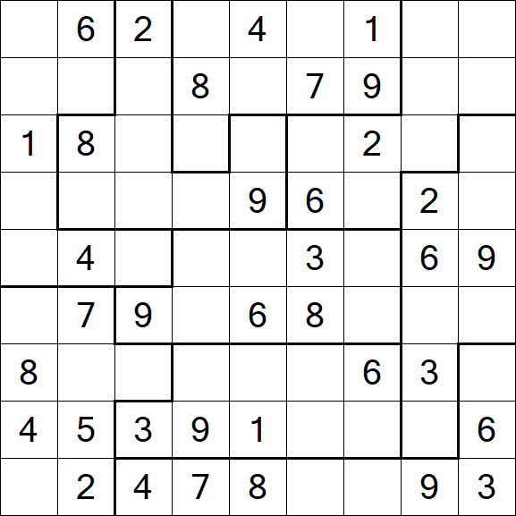 Jigsaw Sudoku - Médio