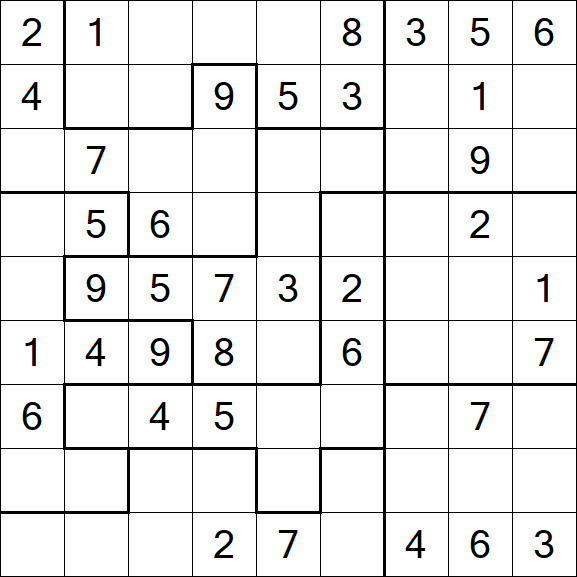Jigsaw Sudoku - Médio