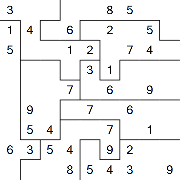 Jigsaw Sudoku - Médio