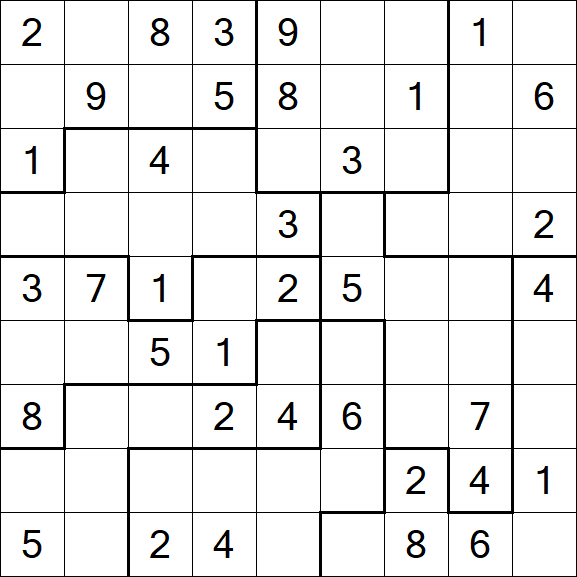Jigsaw Sudoku - Medio