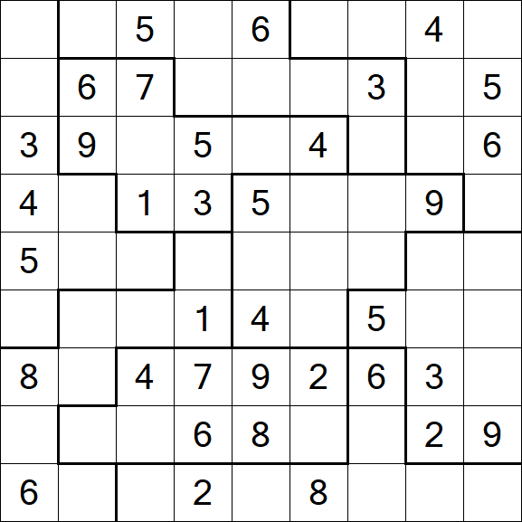 Jigsaw Sudoku - Moyen