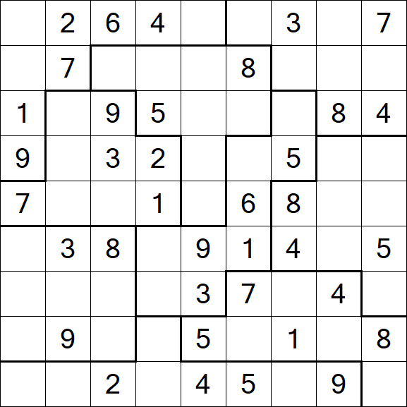 Jigsaw Sudoku - Médio