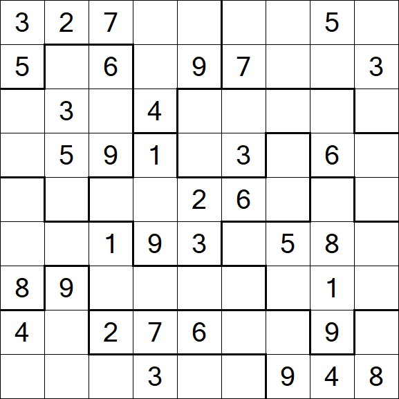 Jigsaw Sudoku - Médio