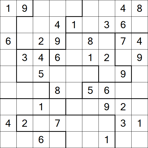 Jigsaw Sudoku - Medio