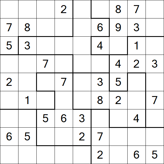 Jigsaw Sudoku - Medio