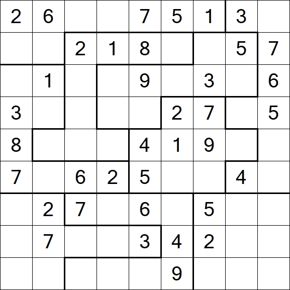 Jigsaw Sudoku - Medio