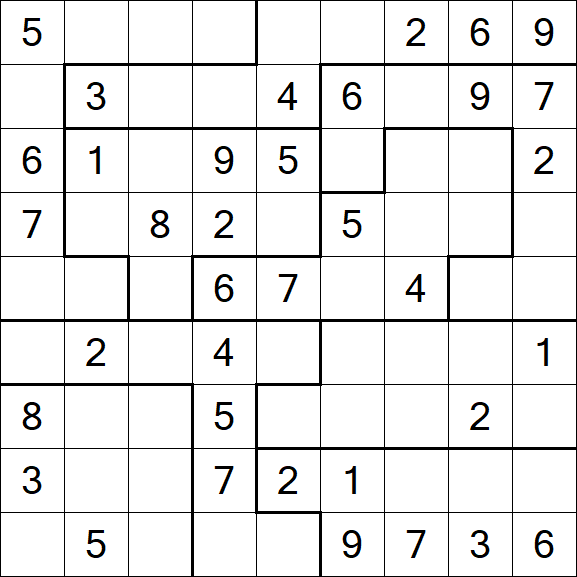 Jigsaw Sudoku - Medio