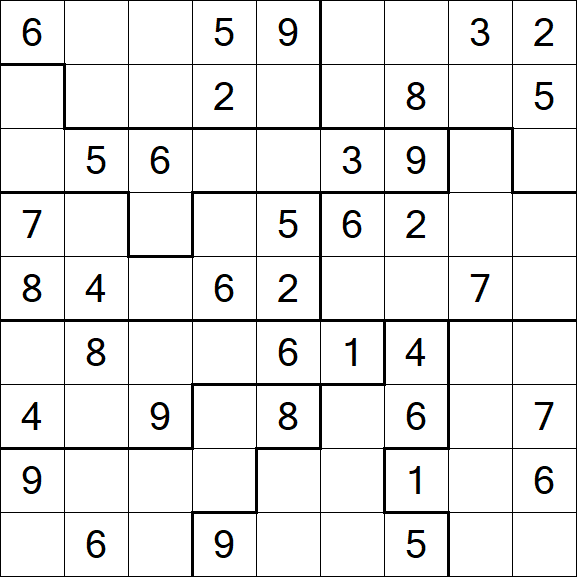 Jigsaw Sudoku - Medio