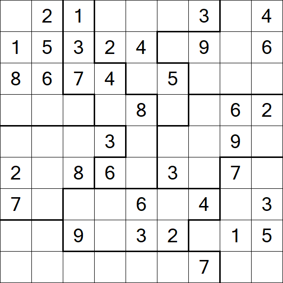 Jigsaw Sudoku - Medio