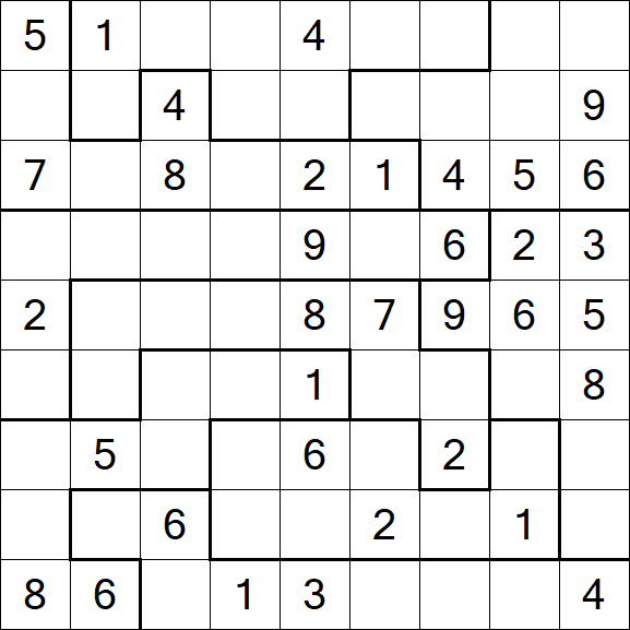 Jigsaw Sudoku - Medio