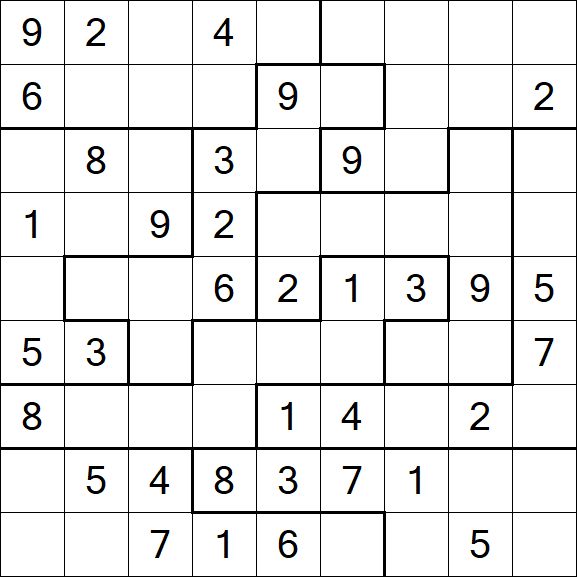 Jigsaw Sudoku - Medio