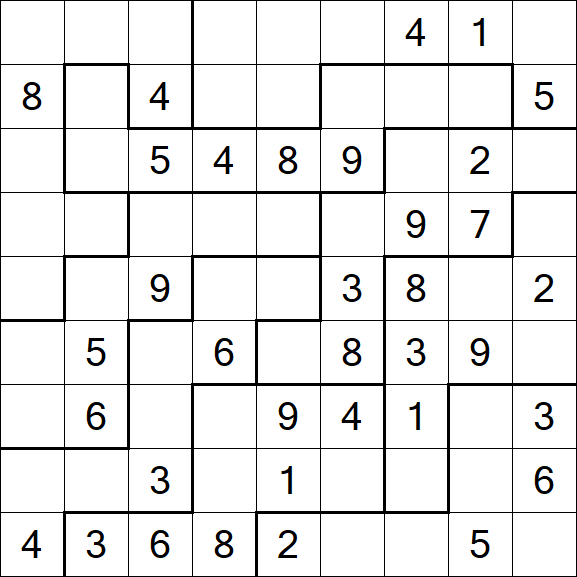 Jigsaw Sudoku - Medio