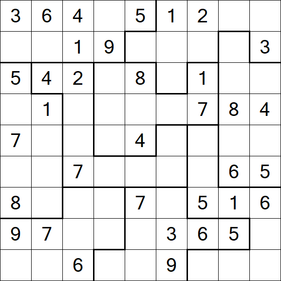 Jigsaw Sudoku - Medio