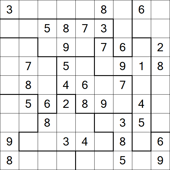 Jigsaw Sudoku - Medio