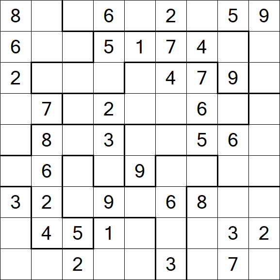 Jigsaw Sudoku - Medio